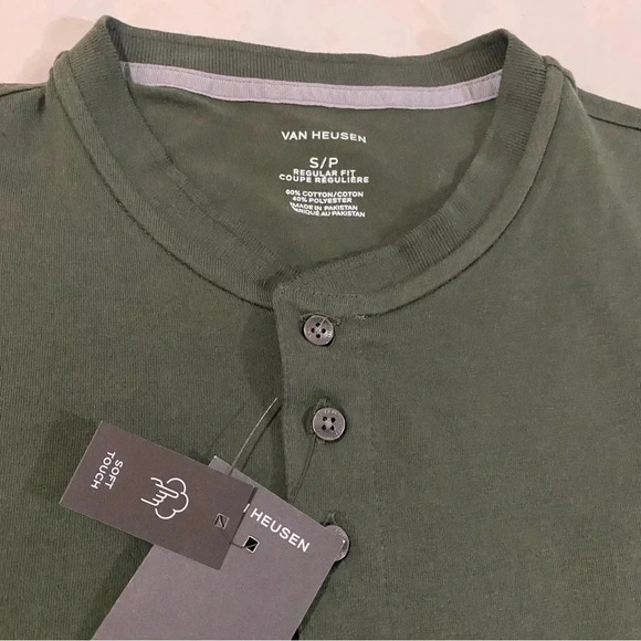 BNWT VAN HEUSEN  size S regular fit for men in forest green - Picture 4 of 4